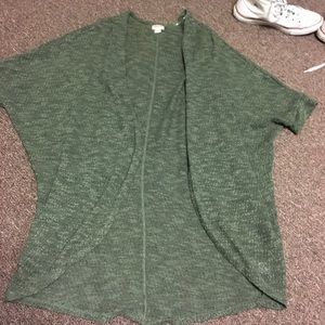 Army green target cardigan